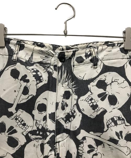 ERL（イーアールエル）ERL (イーアールエル) SKULL CARGO PANTS ホワイト サイズ:Ｍの古着・服飾アイテム