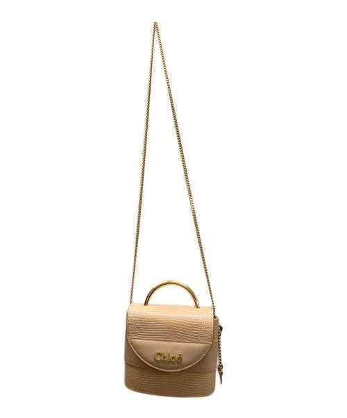 Chloe（クロエ）Chloe (クロエ) アビーロック スモール ハンドバッグ ピンクの古着・服飾アイテム
