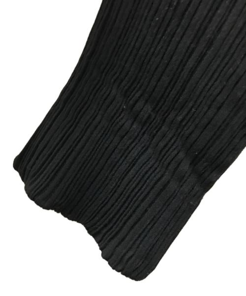 ISSEY MIYAKE（イッセイミヤケ）ISSEY MIYAKE (イッセイミヤケ) プリーツカシュクールジャケット ブラック サイズ:2の古着・服飾アイテム