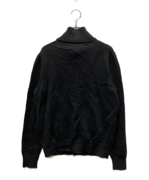 Zanone（ザノーネ）Zanone (ザノーネ) ミドルゲージ スタンドカラーニット カーディガン ブラック サイズ:48の古着・服飾アイテム