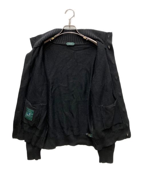 Zanone（ザノーネ）Zanone (ザノーネ) ミドルゲージ スタンドカラーニット カーディガン ブラック サイズ:48の古着・服飾アイテム