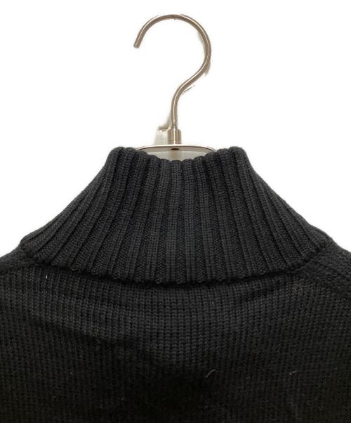 Zanone（ザノーネ）Zanone (ザノーネ) ミドルゲージ スタンドカラーニット カーディガン ブラック サイズ:48の古着・服飾アイテム