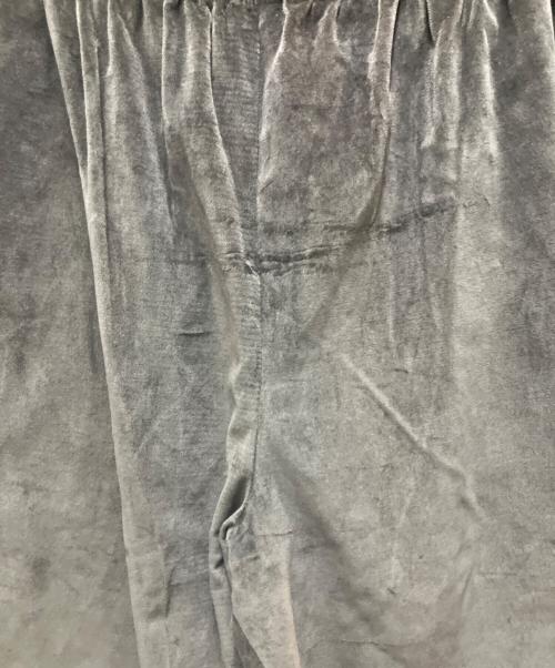 eskandar（エスカンダー）eskandar (エスカンダー) 00's イージーベロアワイドパンツ ブラウンの古着・服飾アイテム