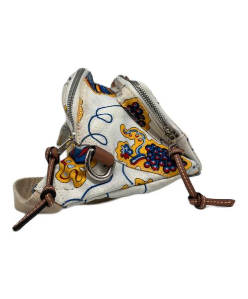 LOEWE（ロエベ）LOEWE (ロエベ) プリントバムバッグ ホワイトの古着・服飾アイテム