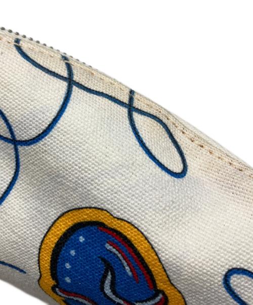 LOEWE（ロエベ）LOEWE (ロエベ) プリントバムバッグ ホワイトの古着・服飾アイテム