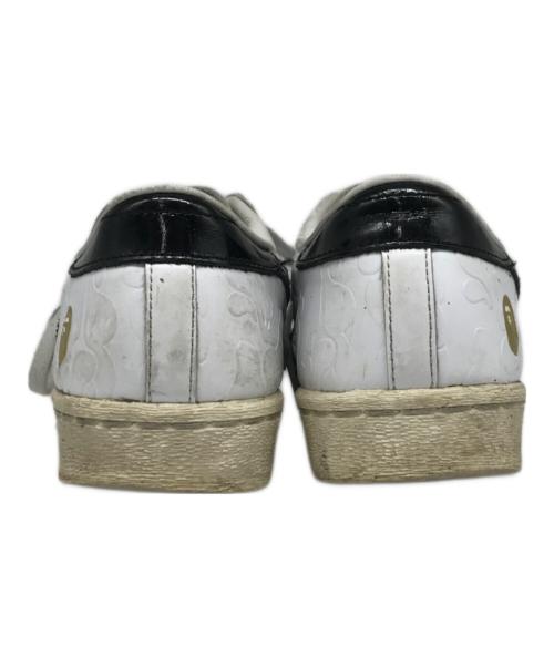 A BATHING APE（アベイシングエイプ）A BATHING APE (アベイシングエイプ) adidas Originals (アディダスオリジナル) Superstar V スニーカー ホワイト サイズ:27㎝の古着・服飾アイテム