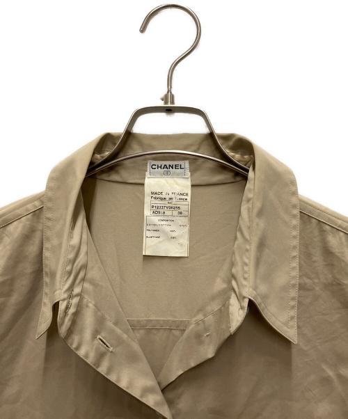 CHANEL（シャネル）CHANEL (シャネル) ブラウスシャツ ベージュ サイズ:38の古着・服飾アイテム