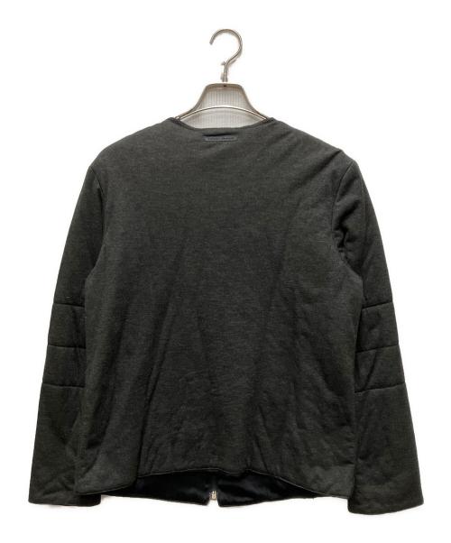 FENDI（フェンディ）FENDI (フェンディ) ノーカラーキルティングジャケット グレー サイズ:42の古着・服飾アイテム