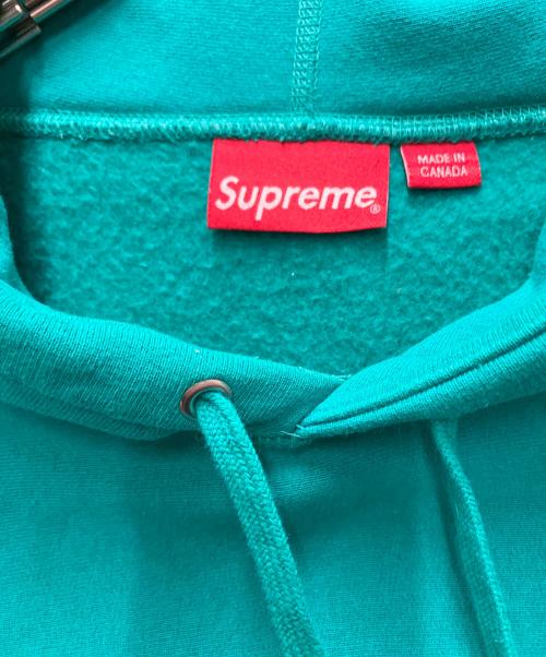 SUPREME（シュプリーム）Supreme (シュプリーム) Small Box Hooded Sweatshirt グリーン サイズ:Lの古着・服飾アイテム