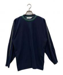 TOGA PULLA（トーガ プルラ）の古着「Code pique jersey top」｜ネイビー