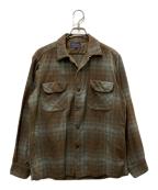 PENDLETONペンドルトン）の古着「60’s オンブレボートシャツ」｜ブラウン×グレー