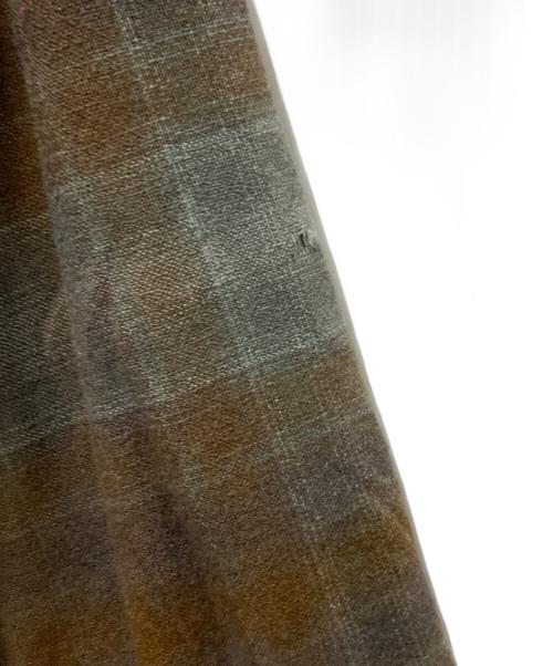 PENDLETON（ペンドルトン）PENDLETON (ペンドルトン) 60’s オンブレボートシャツ ブラウン×グレー サイズ:Mの古着・服飾アイテム