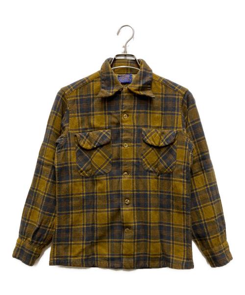PENDLETON（ペンドルトン）PENDLETON (ペンドルトン) 70’s ボートシャツ イエロー サイズ:Sの古着・服飾アイテム