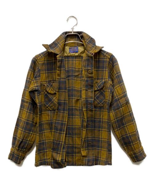 PENDLETON（ペンドルトン）PENDLETON (ペンドルトン) 70’s ボートシャツ イエロー サイズ:Sの古着・服飾アイテム