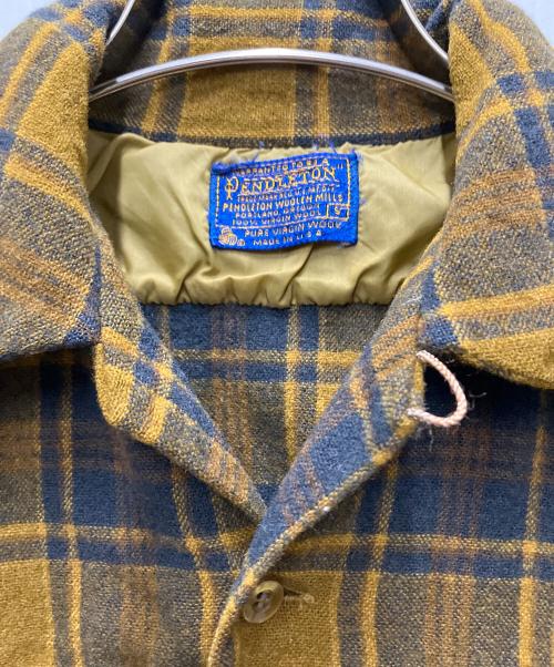 PENDLETON（ペンドルトン）PENDLETON (ペンドルトン) 70’s ボートシャツ イエロー サイズ:Sの古着・服飾アイテム