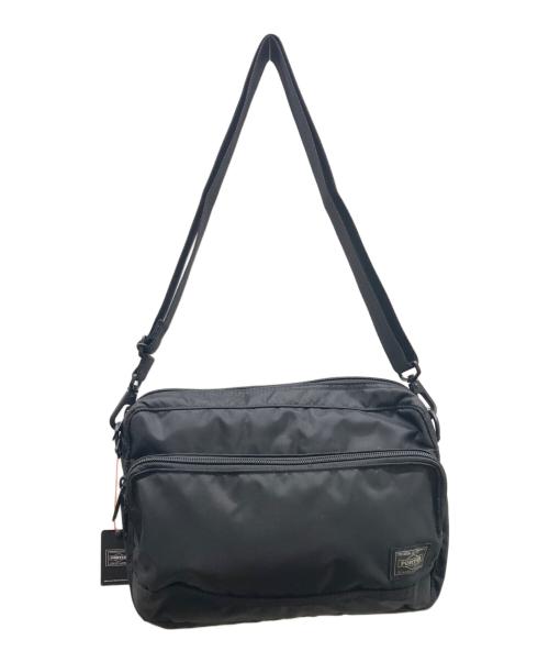 PORTER（ポーター）PORTER (ポーター) FLASH ショルダーバッグ ブラック 未使用品の古着・服飾アイテム