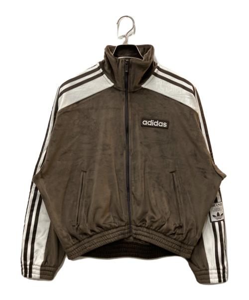 adidas Originals（アディダスオリジナル）adidas Originals (アディダスオリジナル) W ADIBREAK VELOUR TT アウター ブラウン サイズ:Sの古着・服飾アイテム