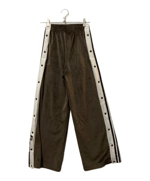 adidas Originals（アディダスオリジナル）adidas Originals (アディダスオリジナル) W ADIBREAK VELOUR TP ロングパンツ ブラウン サイズ:Sの古着・服飾アイテム
