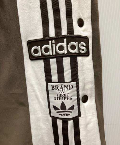 adidas Originals（アディダスオリジナル）adidas Originals (アディダスオリジナル) W ADIBREAK VELOUR TP ロングパンツ ブラウン サイズ:Sの古着・服飾アイテム