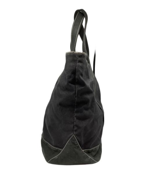 VISVIM（ビズビム）VISVIM (ビズビム) キャンバス＆ レザーコンビトートバッグ ブラックの古着・服飾アイテム