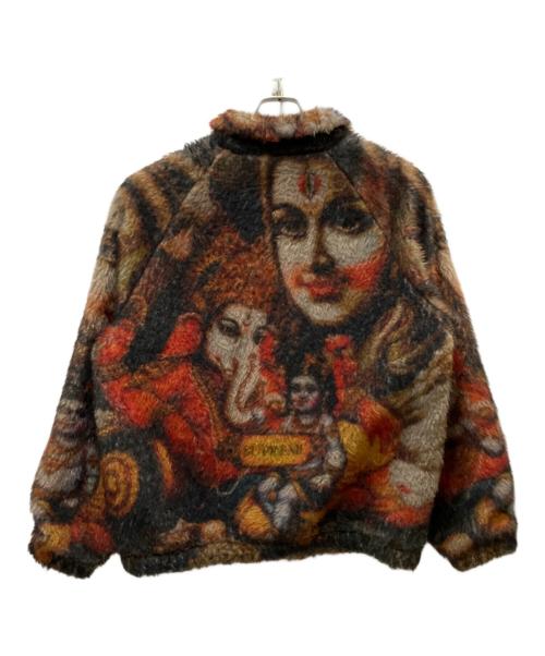 SUPREME（シュプリーム）SUPREME (シュプリーム) Ganesh Faux Fur Jacket レッド×ブラウン サイズ:Mの古着・服飾アイテム
