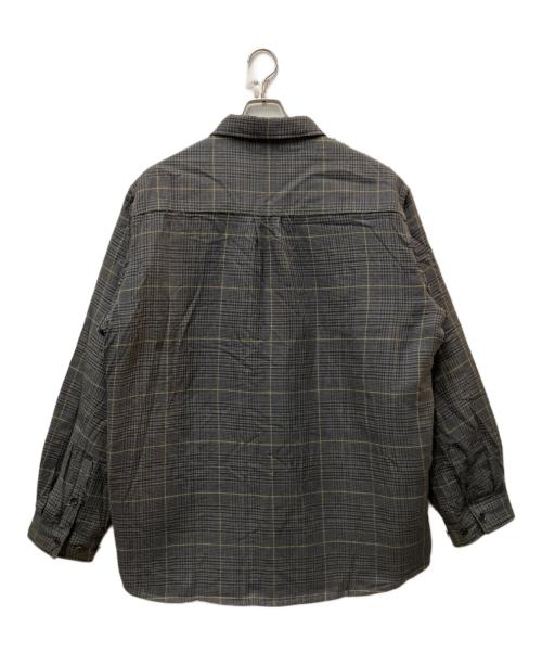 PERVERZE（パーバーズ）PERVERZE (パーバーズ) puffer shirts グレー サイズ:Lの古着・服飾アイテム