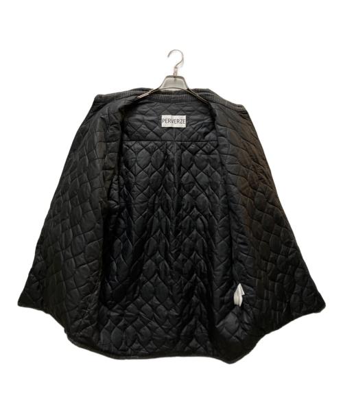 PERVERZE（パーバーズ）PERVERZE (パーバーズ) puffer shirts グレー サイズ:Lの古着・服飾アイテム