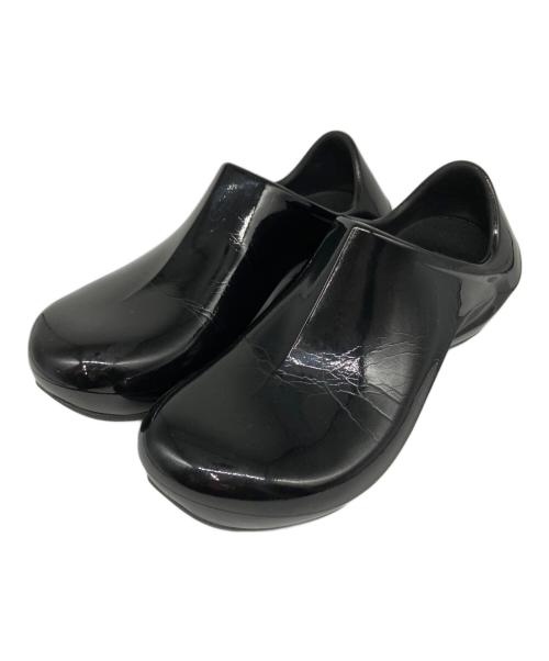 Fax copy Express（ファックス コピー エクスプレス）Fax copy Express (ファックス コピー エクスプレス) Shell clogs ブラック サイズ:42の古着・服飾アイテム