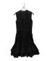ALEXANDER McQUEEN（アレキサンダーマックイーン）の古着「mini denim  dress」｜ブラック
