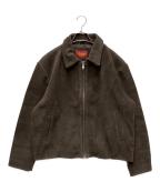 mutimerミューティマー）の古着「SUEDE DINNER JACKET」｜ブラウン