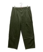 mutimerミューティマー）の古着「EVERYDAY PLEATS」｜グリーン