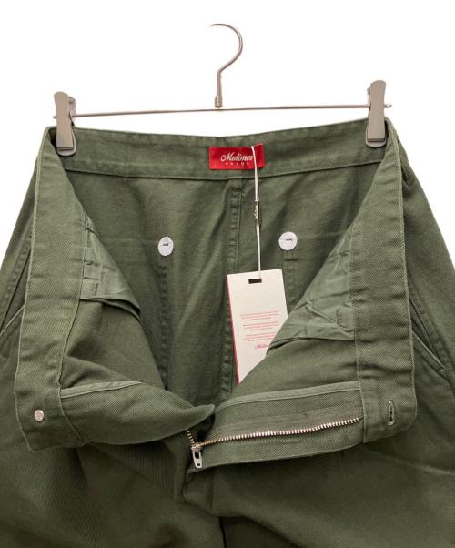 mutimer（ミューティマー）MUTIMER (ミューティマー) EVERYDAY PLEATS グリーン サイズ:34の古着・服飾アイテム