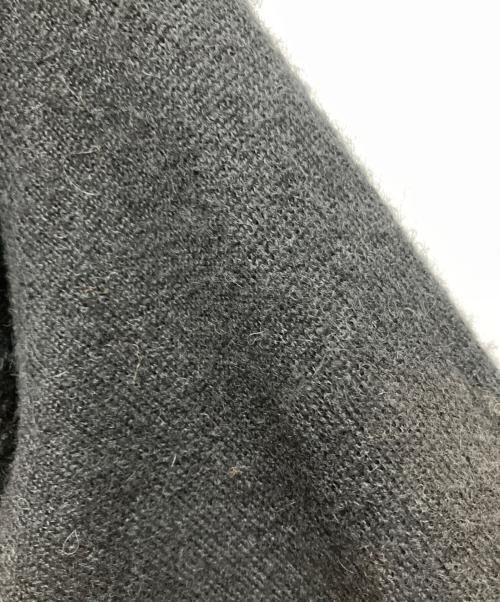 ISSEY MIYAKE（イッセイミヤケ）ISSEY MIYAKE (イッセイミヤケ) バイカラー ニット ワンピース ブラック×ブラウン サイズ:2の古着・服飾アイテム