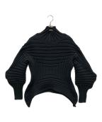 PLEATS PLEASEプリーツプリーズ）の古着「FLOST KNIT」｜ブラック