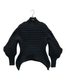 PLEATS PLEASE（プリーツプリーズ）の古着「FLOST KNIT」｜ブラック
