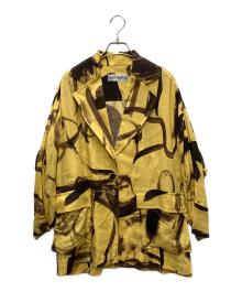 ISSEY MIYAKE（イッセイミヤケ）の古着「Brush STroke  Jacket」｜イエロー