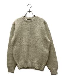 stussy（ステューシー）の古着「8 Ball Heavy Brushed Mohair」｜ベージュ
