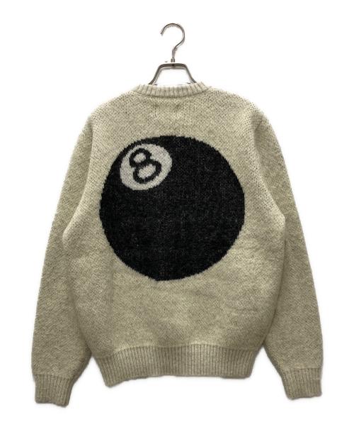 stussy（ステューシー）stussy (ステューシー) 8 Ball Heavy Brushed Mohair ベージュ サイズ:Sの古着・服飾アイテム