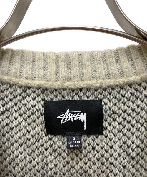stussy（ステューシー）stussy (ステューシー) 8 Ball Heavy Brushed Mohair ベージュ サイズ:Sの古着・服飾アイテム