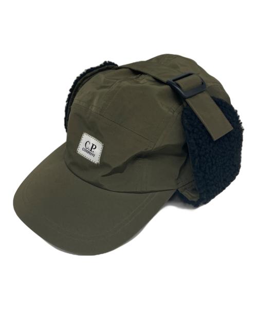 C.P COMPANY（シーピーカンパニー）C.P COMPANY (シーピーカンパニー) イヤーフラップキャップ グリーンの古着・服飾アイテム