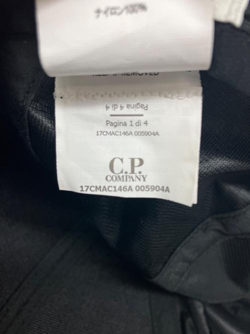 C.P COMPANY（シーピーカンパニー）C.P COMPANY (シーピーカンパニー) ゴーグルキャップ ブラック サイズ:XLの古着・服飾アイテム