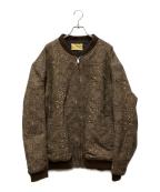 seven by sevenセブンバイセブン）の古着「23AW SASHIKO JQ INSULATION BLOUSON」｜ブラウン