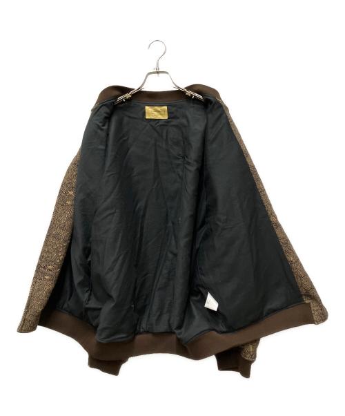 seven by seven（セブンバイセブン）SEVEN BY SEVEN (セブンバイセブン) 23AW SASHIKO JQ INSULATION BLOUSON ブラウン サイズ:Lの古着・服飾アイテム