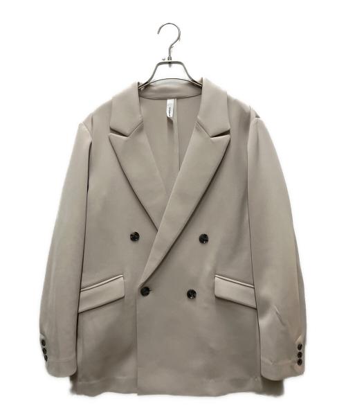 WE`RTHY（ワーシー）WE`RTHY (ワーシー) DAILY DOUBLE JACKET ベージュ サイズ:FREEの古着・服飾アイテム
