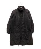 BURBERRYバーバリー）の古着「Bロゴパデッドコート」｜ブラック