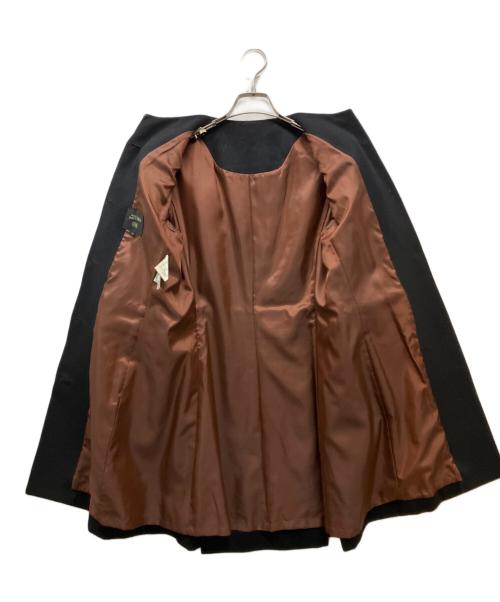 Jean Paul Gaultier FEMME（ジャンポールゴルチエ フェム）Jean Paul Gaultier FEMME (ジャンポールゴルチエ フェム) Aラインウールコート ブラック サイズ:42の古着・服飾アイテム