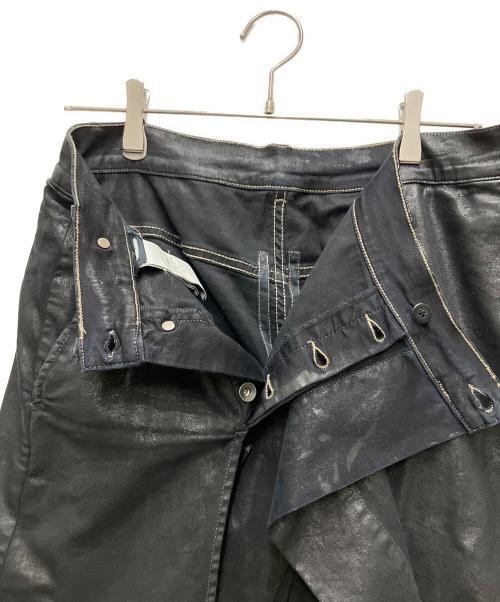 RICK OWENS DRKSHDW（リックオウエンス ダークシャドウ）Rick Owens DRKSHDW (リックオウエンス ダークシャドウ) コーティンクスカートレイヤードパンツ ブラック サイズ:XLの古着・服飾アイテム