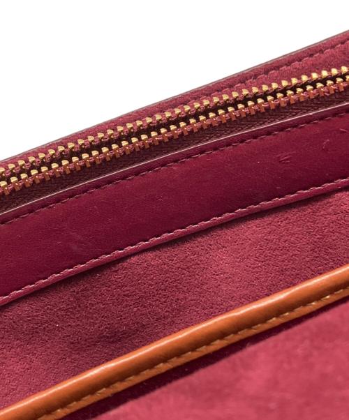 COACH（コーチ）COACH (コーチ) ティーローズシグネチャーショルダーバッグ レッドの古着・服飾アイテム