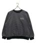 THE ENNOY PROFESSIONAL（ザ エンノイ プロフェッショナル）の古着「Border Crew Neck Sweat」｜ブラック