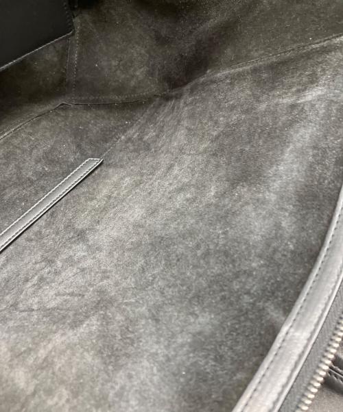CELINE（セリーヌ）CELINE (セリーヌ) トライフォールド ミディアム トートバッグ ブラックの古着・服飾アイテム
